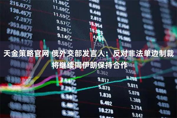 天金策略官网 俄外交部发言人：反对非法单边制裁 将继续同伊朗保持合作