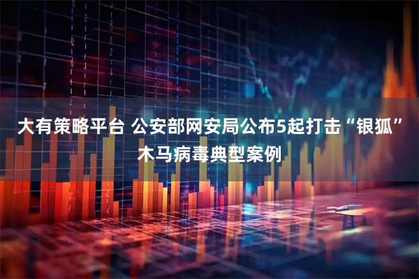 大有策略平台 公安部网安局公布5起打击“银狐”木马病毒典型案例